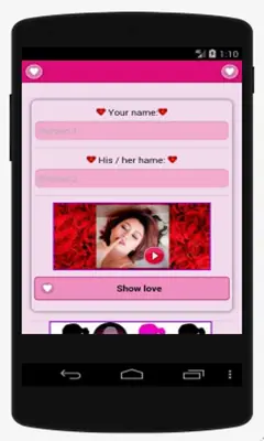 Real Love calculator tester android App screenshot 1